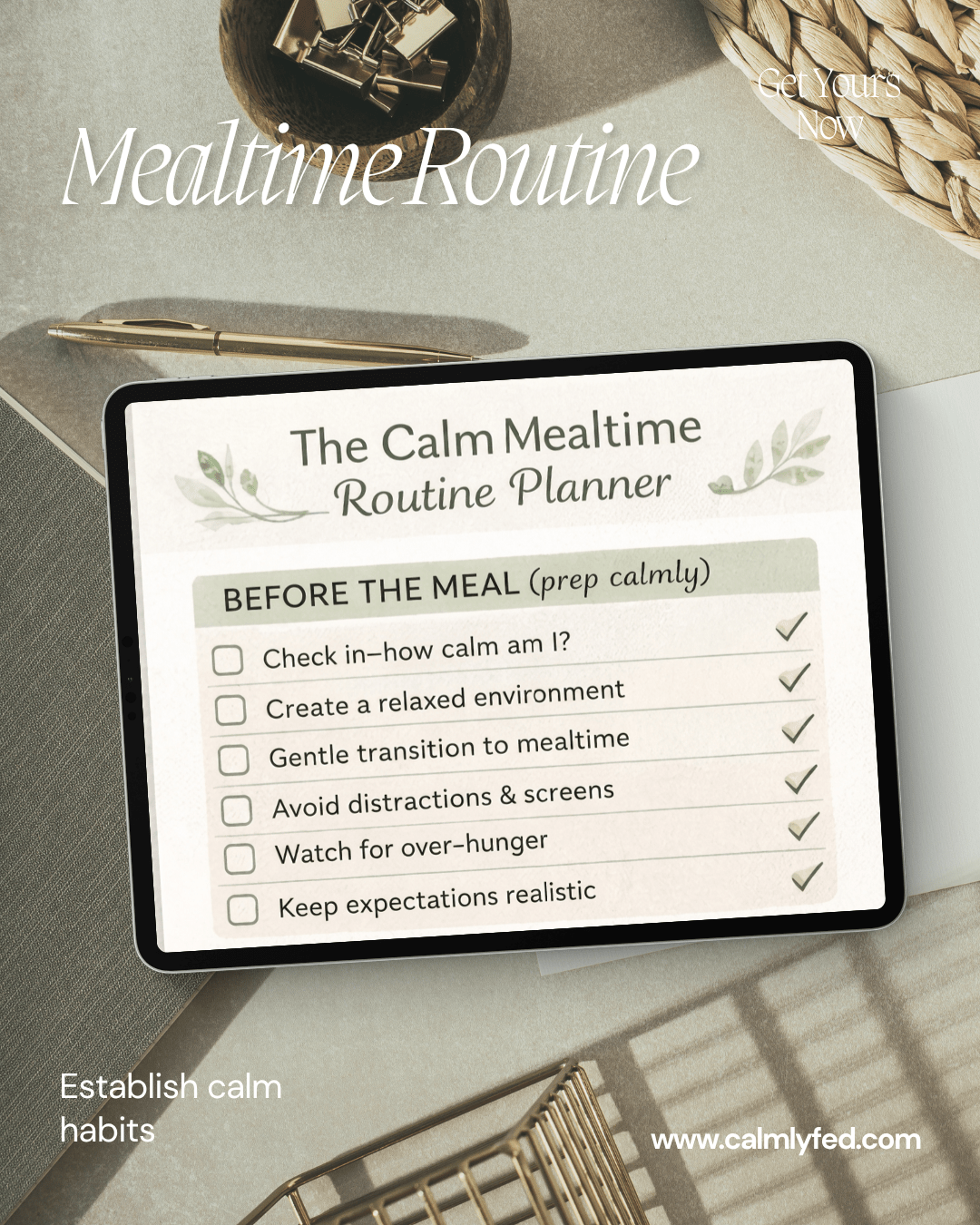 Calm Mealtimes Start Here - CalmlyFed