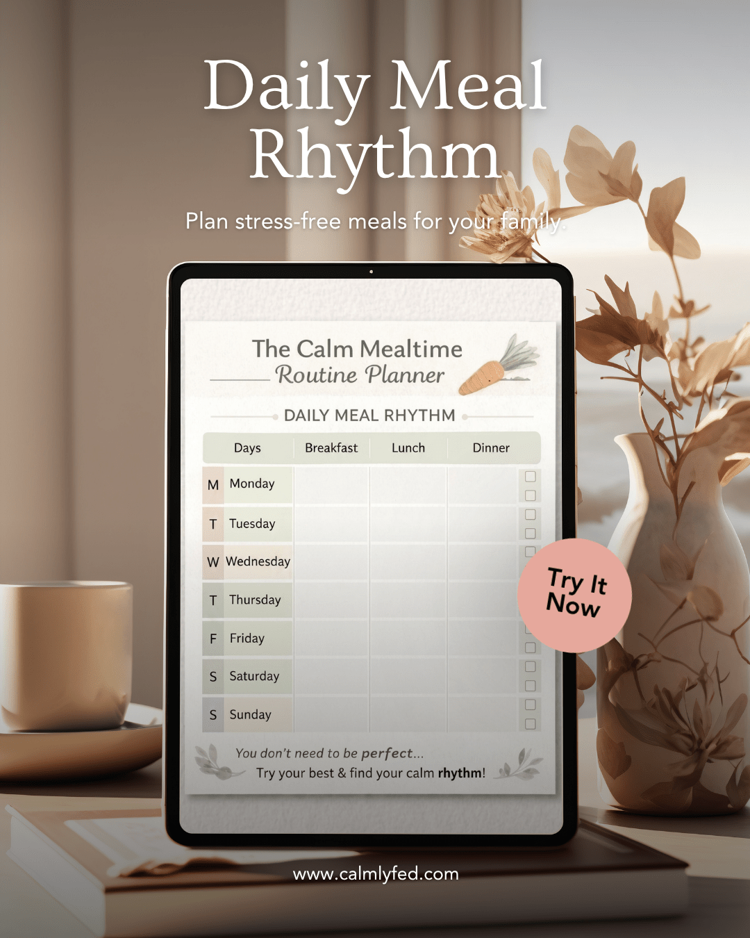 Calm Mealtimes Start Here - CalmlyFed